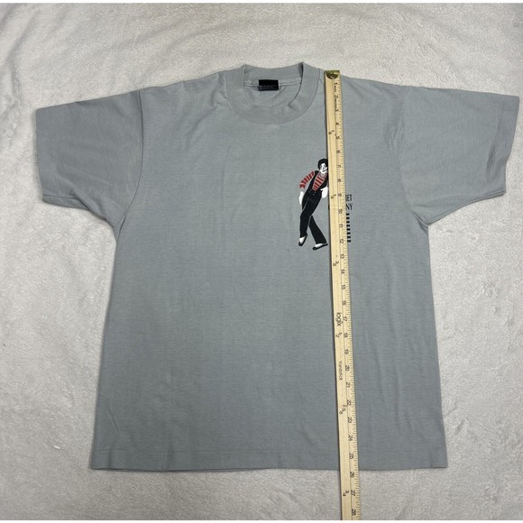 Vtg 90s The Quiet Company Miming  Mime Single Stitch Graphic T-Shirt Size Large - Picture 8 of 10